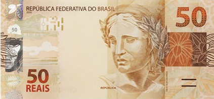 Nova Cédula de 50 cinquenta reais