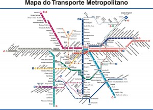 Mapa Metro sp