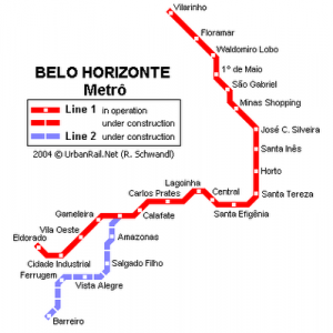 Belo Horizonte Mapa