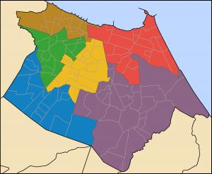 Mapa Bairros de Fortaleza
