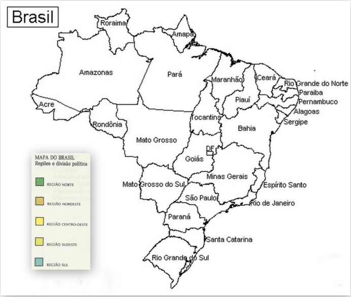 Mapa Brasil Para Colorir Minuto Ligadominuto Ligado 2942