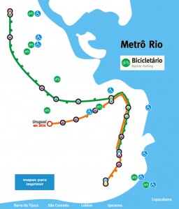 Mapa Metro RJ