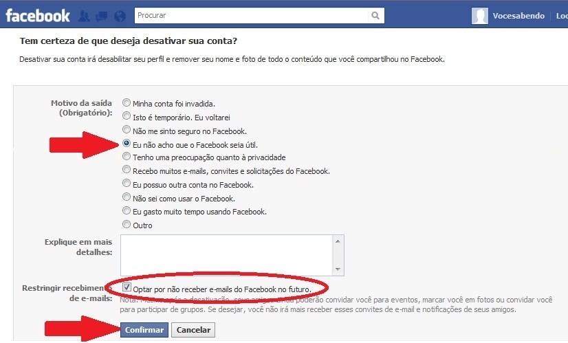 Como Excluir Facebook Saiba Como Excluir Facebookminuto Ligado