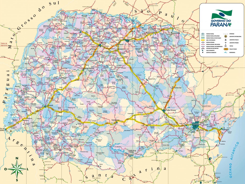Mapa Paraná