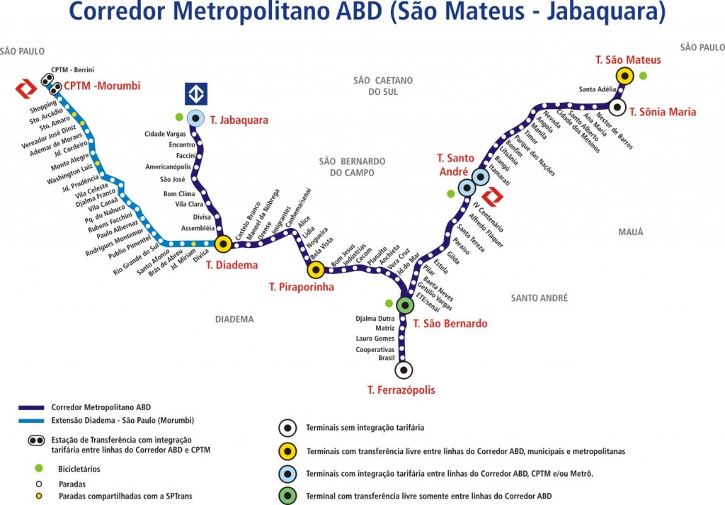 Emtu Mapas Trolebus Trens E Metr Sp Cptmminuto Ligado