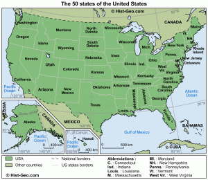 Estados Unidos Mapa