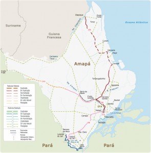 Mapa de Amapá