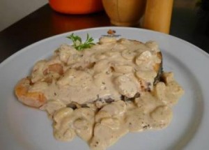 Receita de Salmão ao champignon