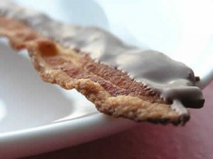 chocolate com bacon