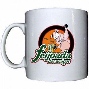 caneca de porcelana