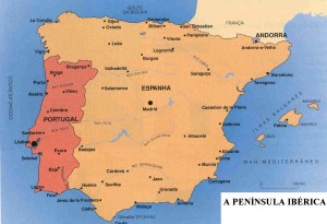 Mapa Península Ibérica
