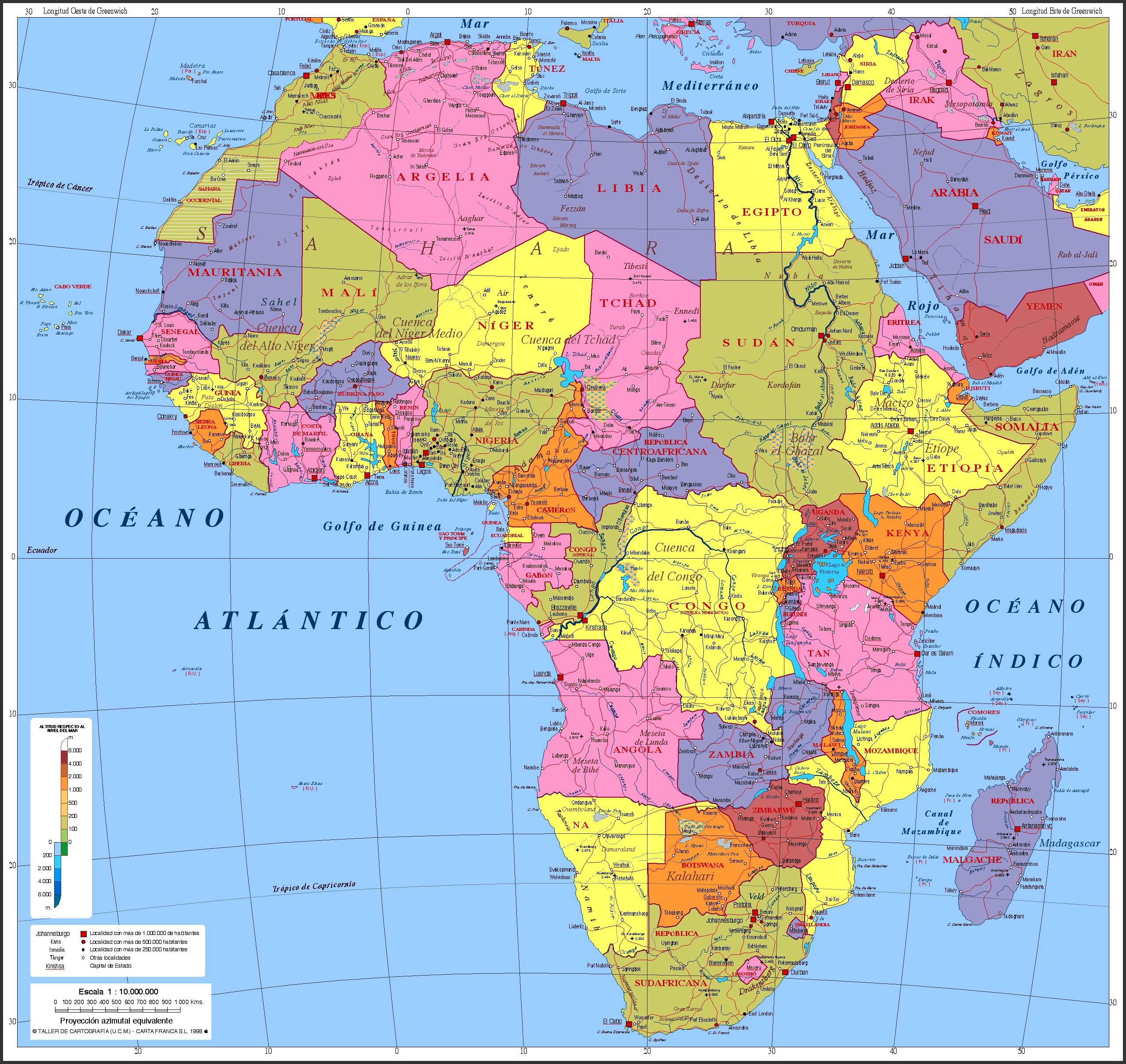 Mapas Mapas De Africa Images 0950