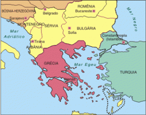 mapa peninsula balcanica