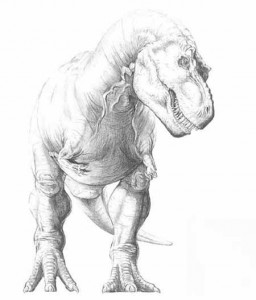 tiranossauro rex para colorir