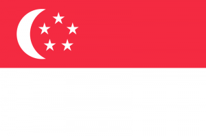 mapa bandeira da singapura