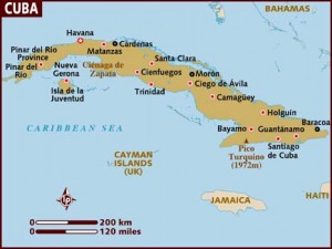 mapa de cuba