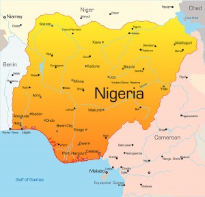 mapa nigeria