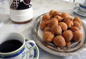 bolinho de chuva pronto