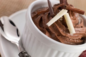 mousse de chocolate