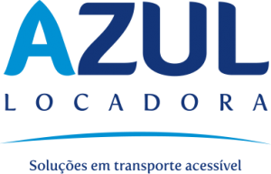Logo Aluguel de Doblô Acessível - Azul Locadora