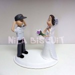 Bonequinhos do bolo de casamento com noivinho pm
