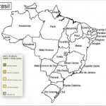 Mapa Brasil para Colorir