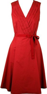 vestido envelope vermelho