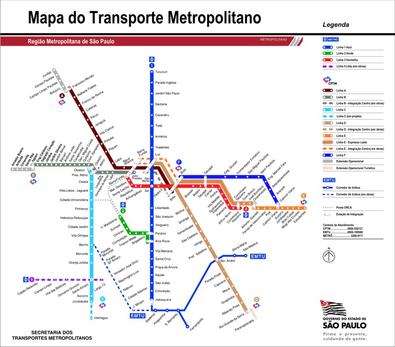 Mapa Metropolitano