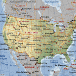 Mapa dos EUA