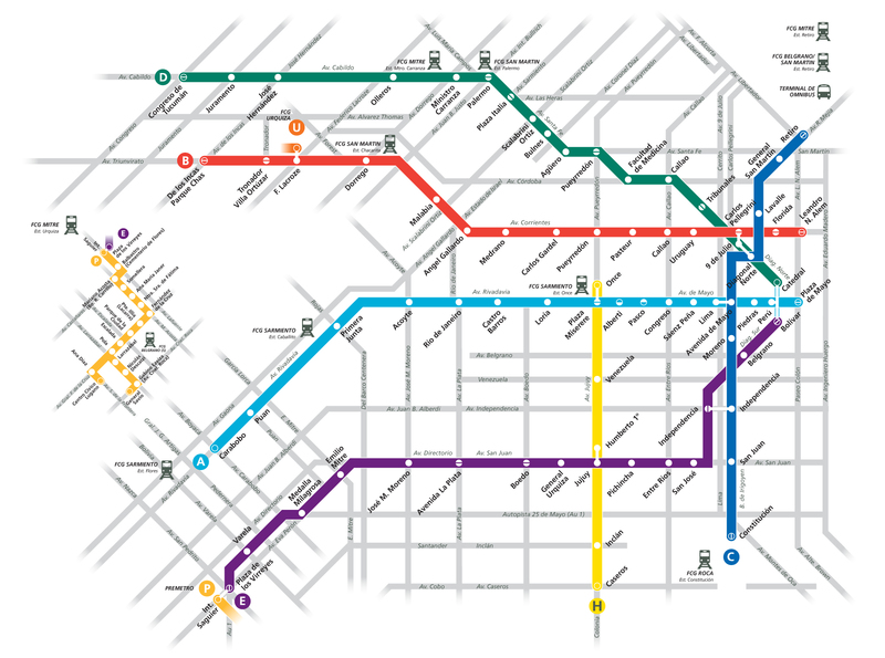 Mapa Metro Argentina