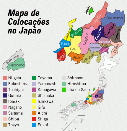 Mapa do Japão: mapa offline e mapa detalhado do Japão