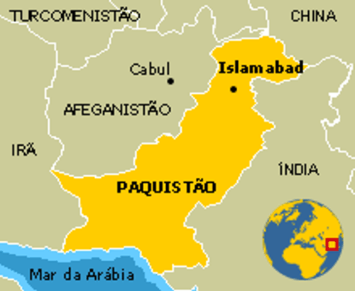 paquistao mapa
