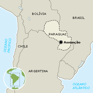 paraguai mapa