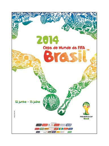 cartaz oficial copa brasil 2014
