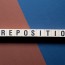 Preposition word concept on cubes