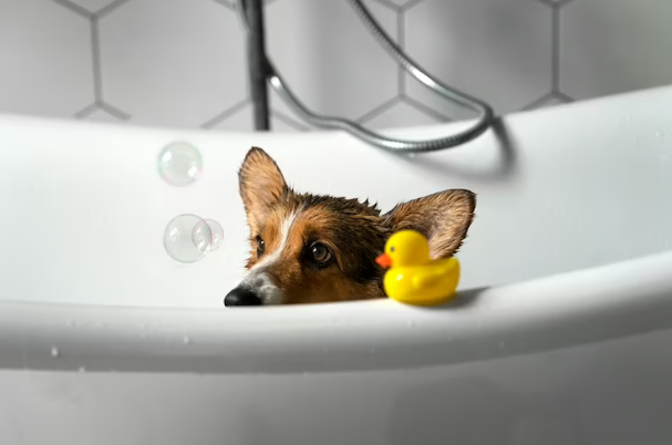 Alguns animais não são muito simpáticos à ideia de tomar banho, mas banheiras para pet podem tornar o evento mais tranquilo