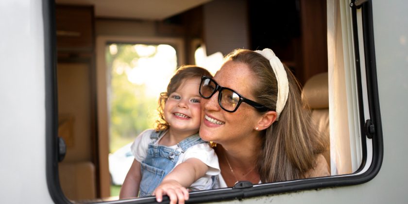 Viajar de ônibus com crianças